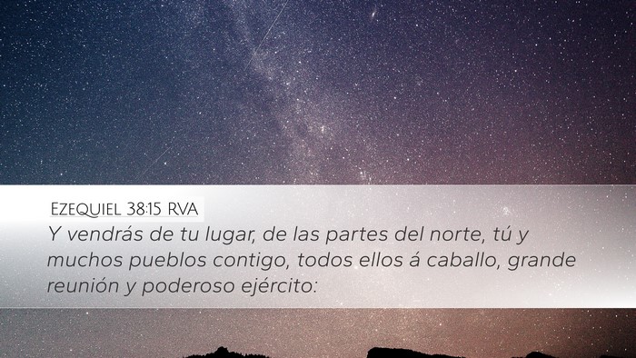 Ezequiel 38:15 RVA Bible Verse Image