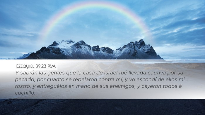 Ezequiel 39:23 RVA Bible Verse Image