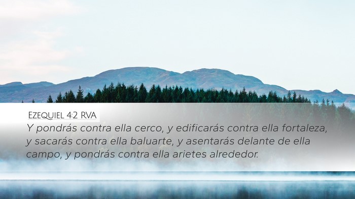 Ezequiel 4:2 RVA Bible Verse Image