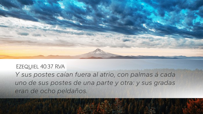 Ezequiel 40:37 RVA Bible Verse Image