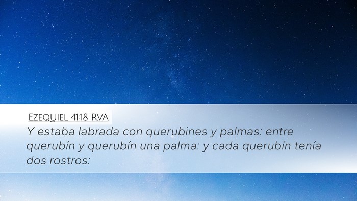 Ezequiel 41:18 RVA Bible Verse Image