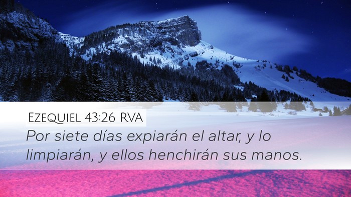 Ezequiel 43:26 RVA Bible Verse Image