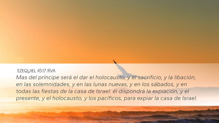 Ezequiel 45:17 RVA Bible Verse Image