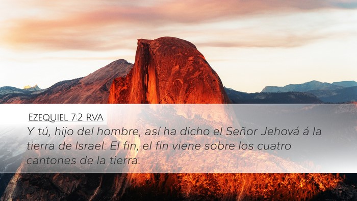Ezequiel 7:2 RVA Bible Verse Image