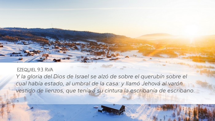 Ezequiel 9:3 RVA Bible Verse Image