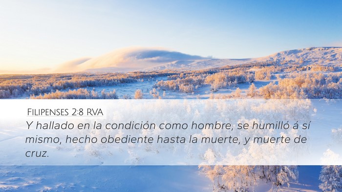 Filipenses 2:8 RVA Bible Verse Image