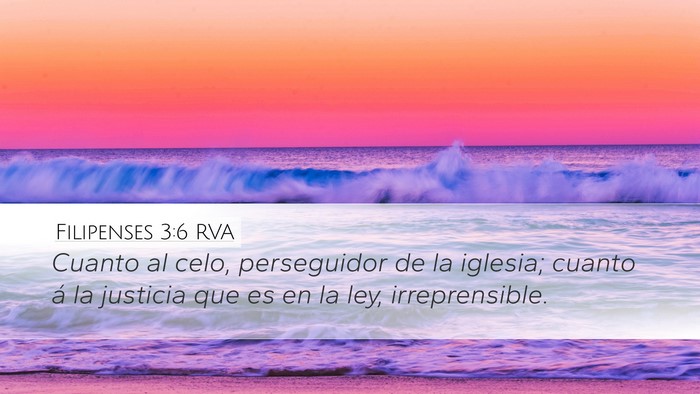 Filipenses 3:6 RVA Bible Verse Image