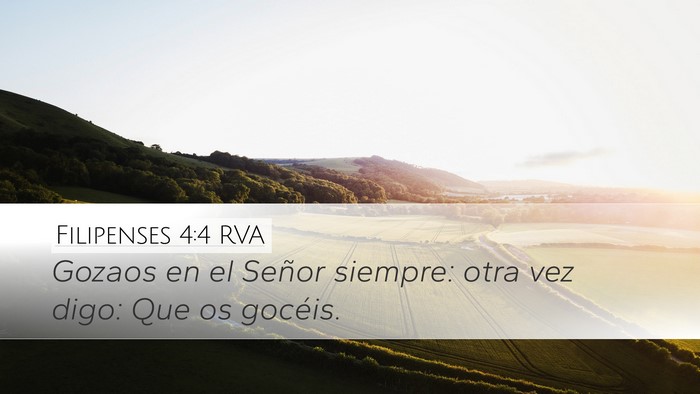 Filipenses 4:4 RVA Bible Verse Image