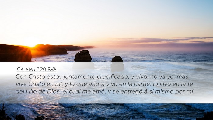 Gálatas 2:20 RVA Bible Verse Image