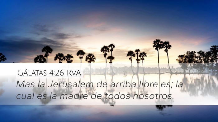Gálatas 4:26 RVA Bible Verse Image