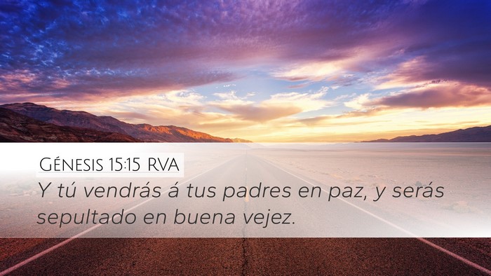 Génesis 15:15 RVA Bible Verse Image