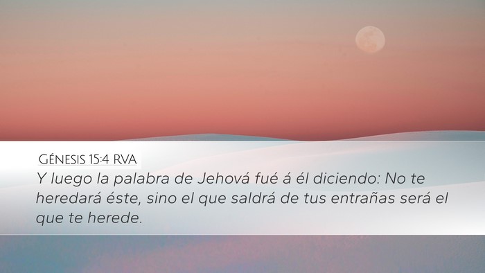 Génesis 15:4 RVA Bible Verse Image
