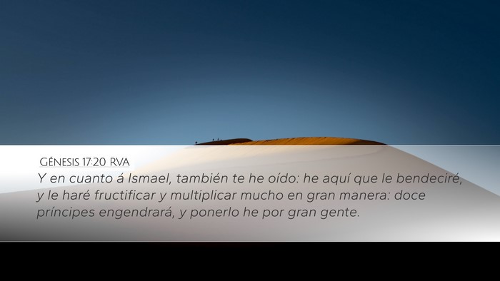 Génesis 17:20 RVA Bible Verse Image