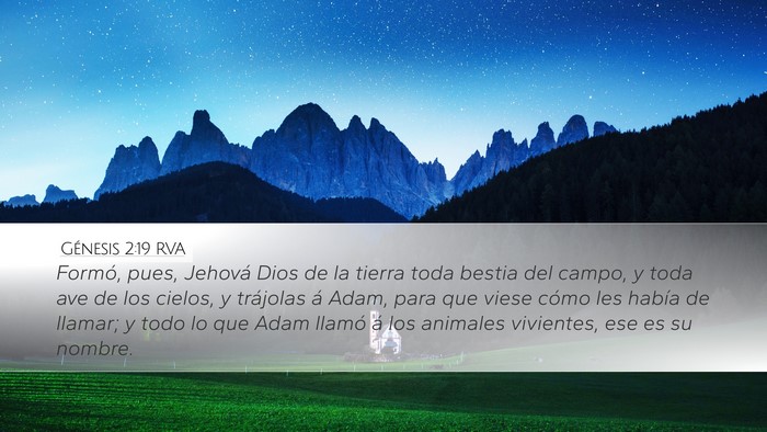 Génesis 2:19 RVA Bible Verse Image