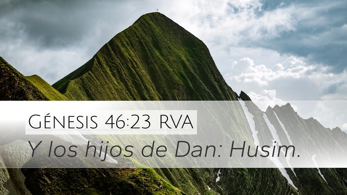 Génesis 46:23 RVA Bible Verse Image