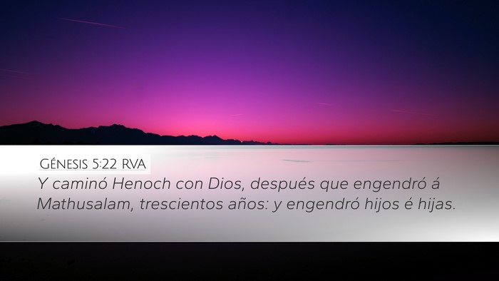 Génesis 5:22 RVA Bible Verse Image
