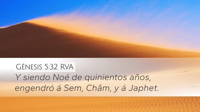 Génesis 5:32 RVA Bible Verse Image