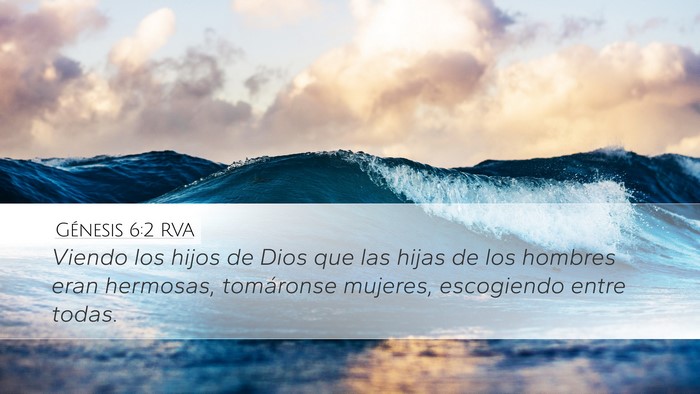 Génesis 6:2 RVA Bible Verse Image