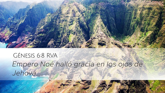Génesis 6:8 RVA Bible Verse Image