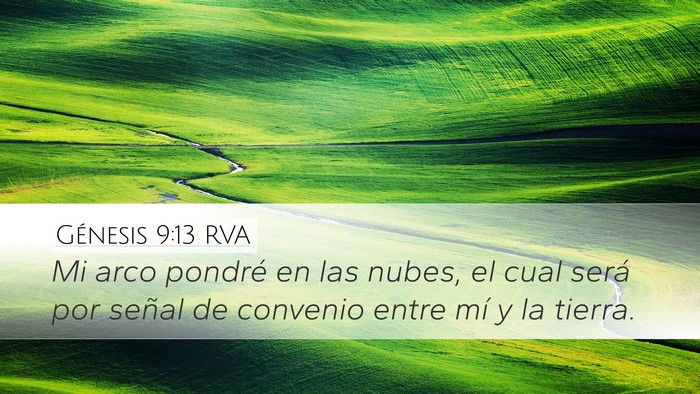 Génesis 9:13 RVA Bible Verse Image