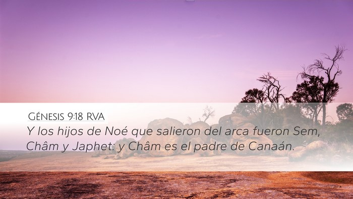 Génesis 9:18 RVA Bible Verse Image