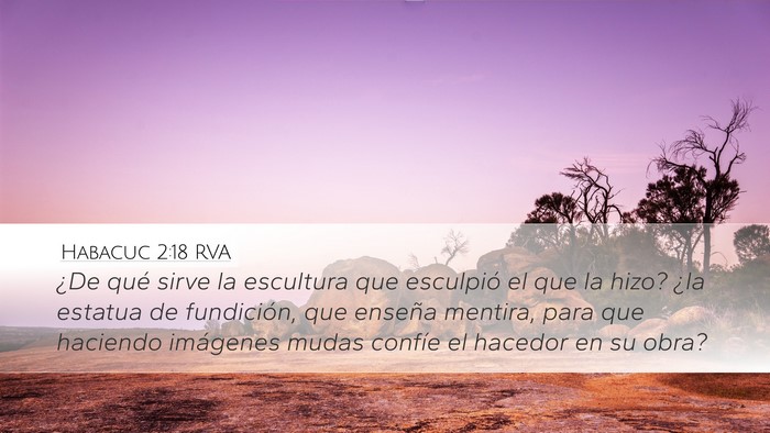 Habacuc 2:18 RVA Bible Verse Image