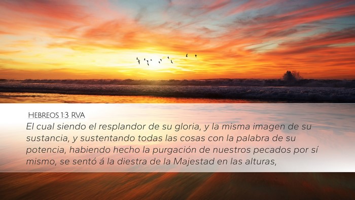Hebreos 1:3 RVA Bible Verse Image