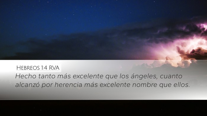 Hebreos 1:4 RVA Bible Verse Image
