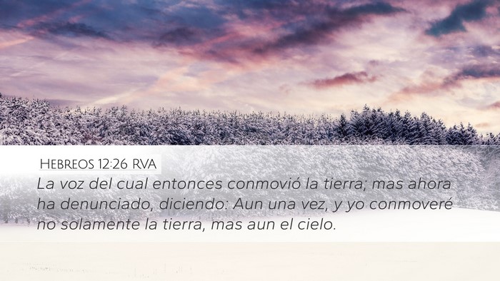 Hebreos 12:26 RVA Bible Verse Image