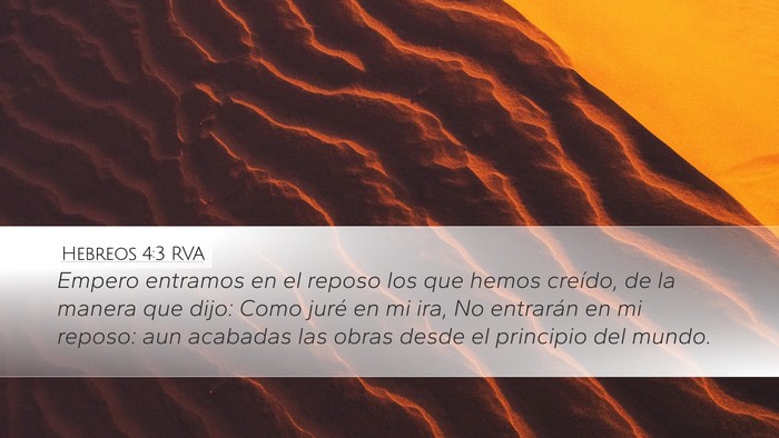 Hebreos 4:3 RVA Bible Verse Image