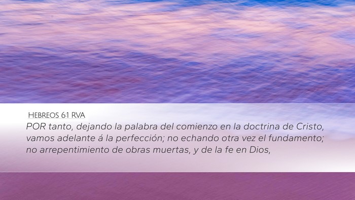 Hebreos 6:1 RVA Bible Verse Image