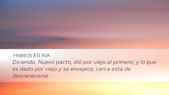 Hebreos 8:13 RVA Bible Verse Image