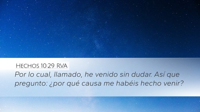 Hechos 10:29 RVA Bible Verse Image