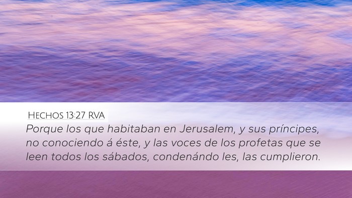 Hechos 13:27 RVA Bible Verse Image