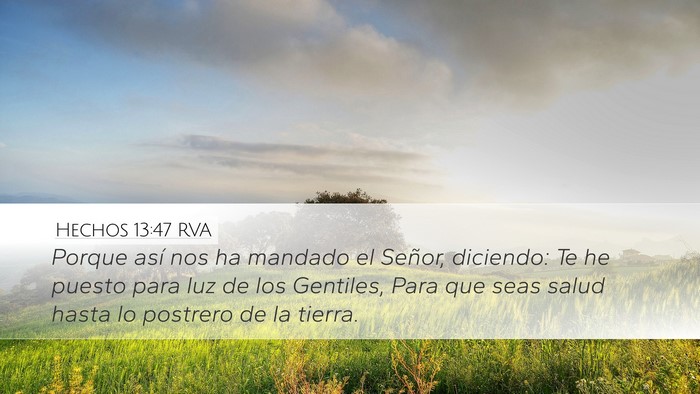 Hechos 13:47 RVA Bible Verse Image