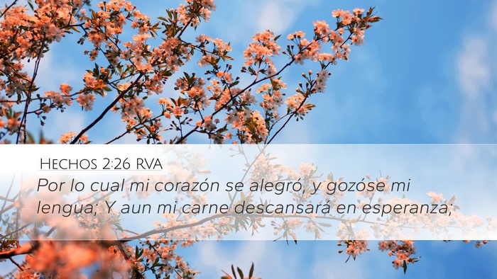 Hechos 2:26 RVA Bible Verse Image