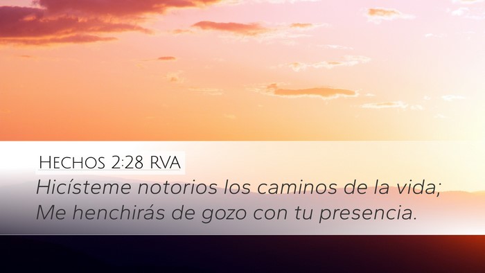 Hechos 2:28 RVA Bible Verse Image