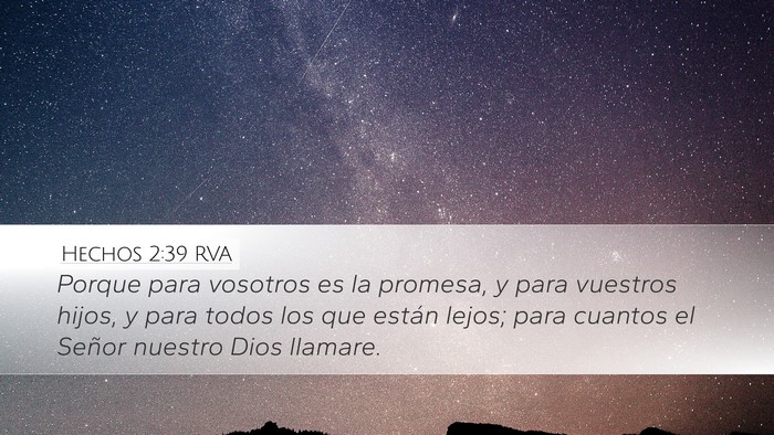 Hechos 2:39 RVA Bible Verse Image