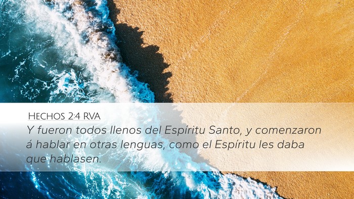 Hechos 2:4 RVA Bible Verse Image
