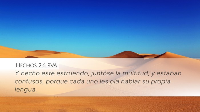 Hechos 2:6 RVA Bible Verse Image