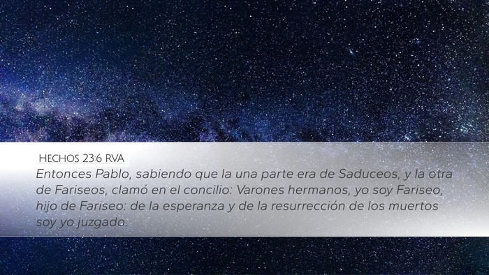 Hechos 23:6 RVA Bible Verse Image