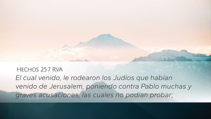 Hechos 25:7 RVA Bible Verse Image