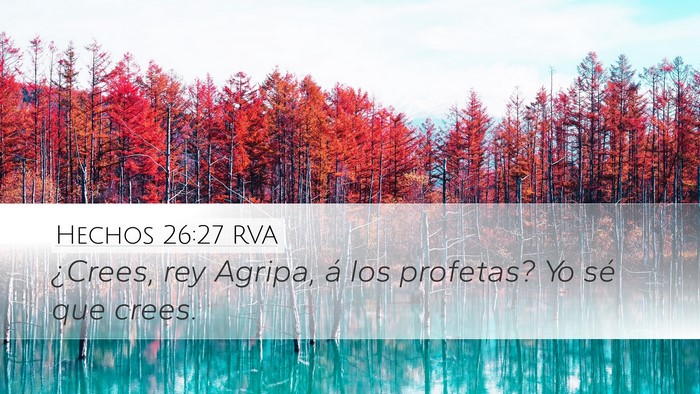 Hechos 26:27 RVA Bible Verse Image