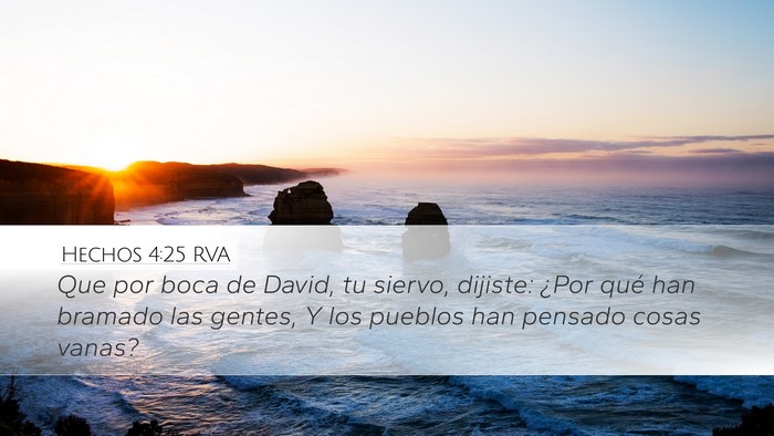 Hechos 4:25 RVA Bible Verse Image