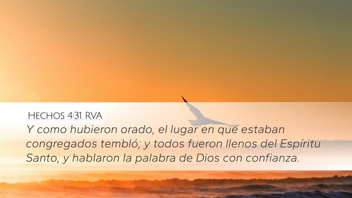 Hechos 4:31 RVA Bible Verse Image
