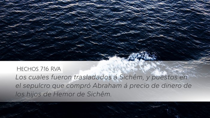 Hechos 7:16 RVA Bible Verse Image