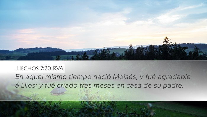 Hechos 7:20 RVA Bible Verse Image