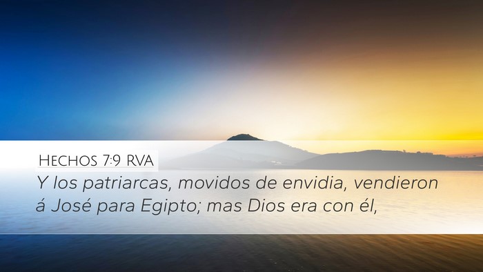 Hechos 7:9 RVA Bible Verse Image