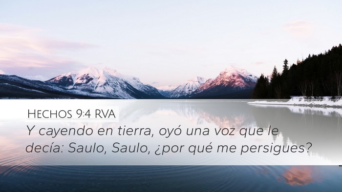 Hechos 9:4 RVA Bible Verse Image