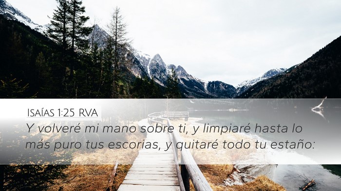 Isaías 1:25 RVA Bible Verse Image
